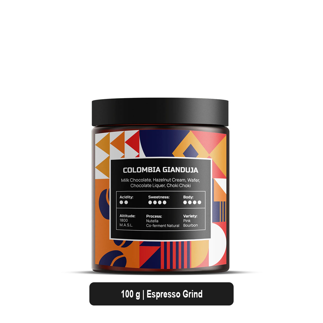 Flava-Coffee-Colombia-Gianduja-–-Nutella-Co-Ferment-Natural-100-g-Espresso-Grind