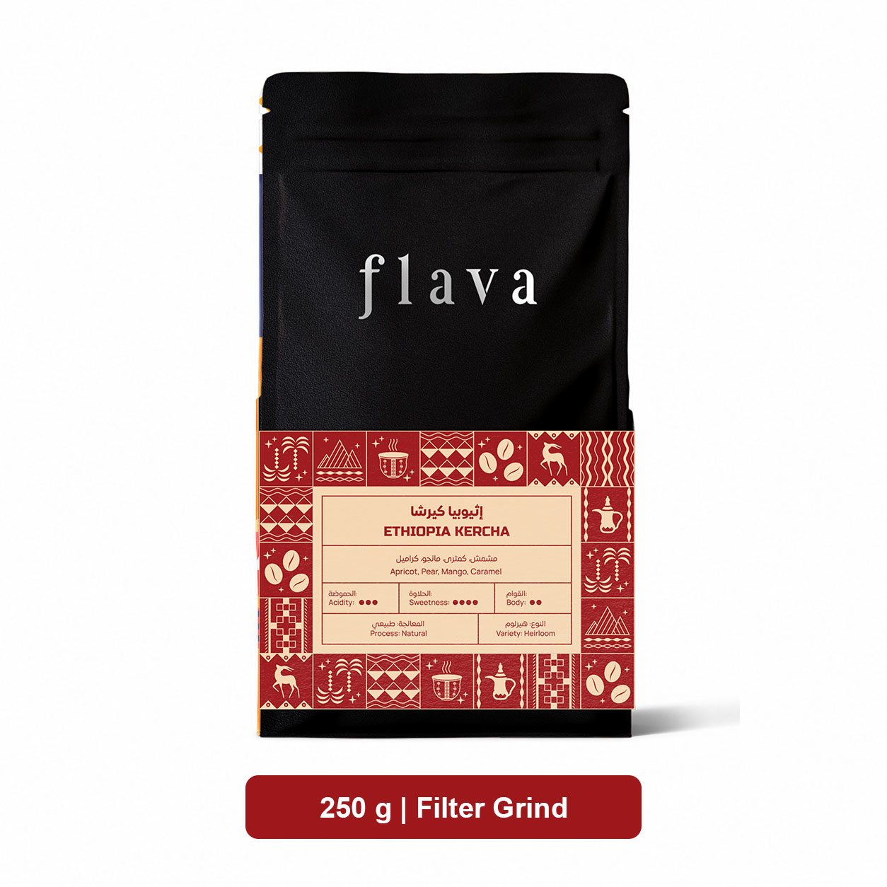 Flava Coffee Ethiopia Kercha Coffee 250g Filter Grind