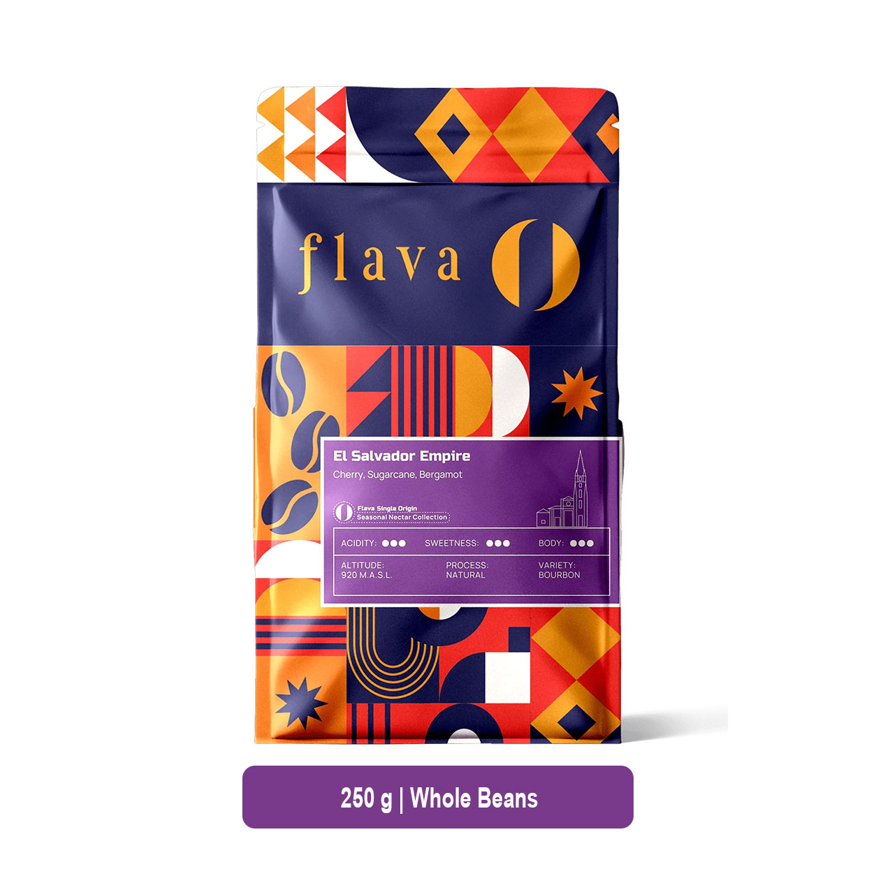Flava-Coffee-El-Salvador-Empire-250-g--Whole-Beans