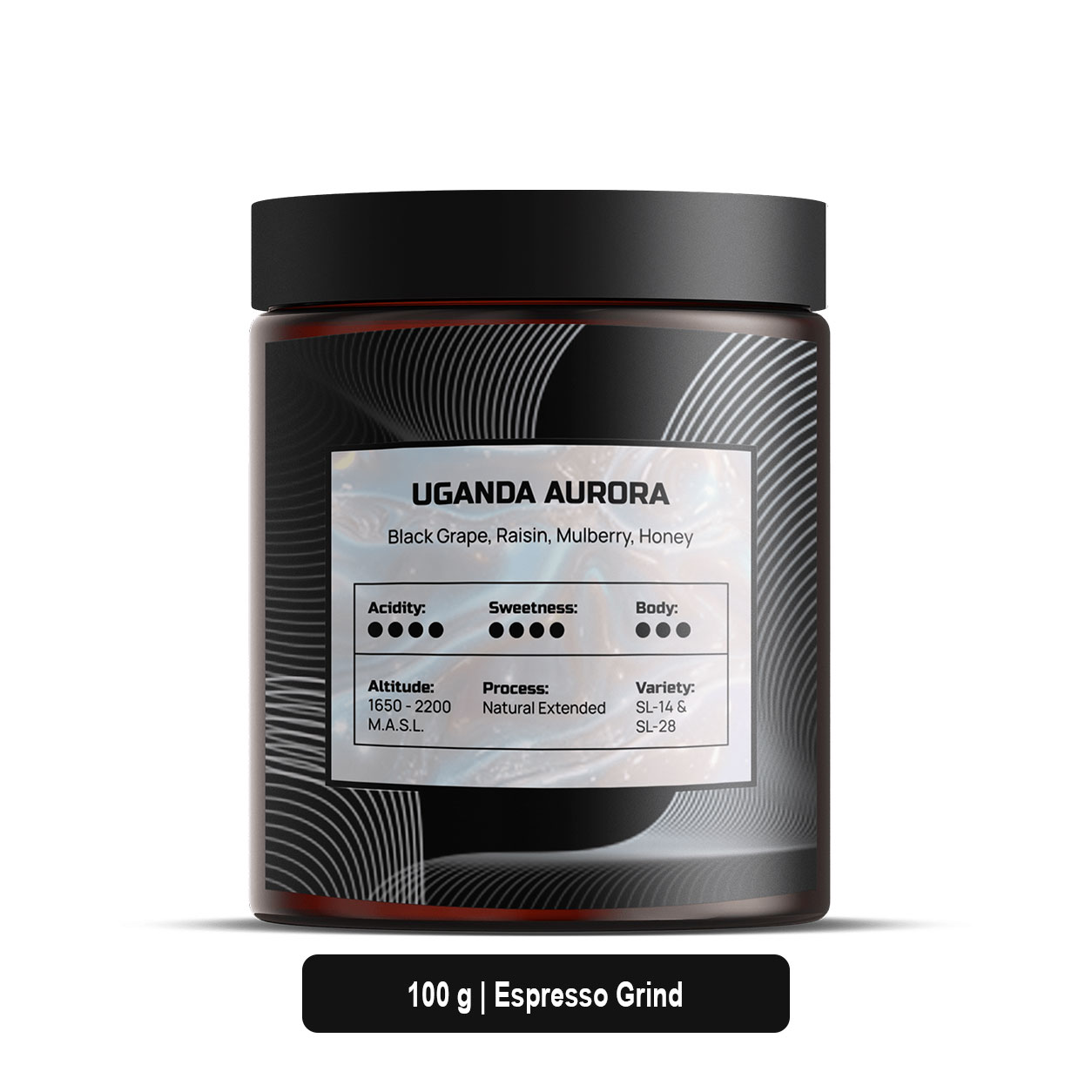 Flava-Coffee-Uganda-Aurora-100-g--Espresso-Grind