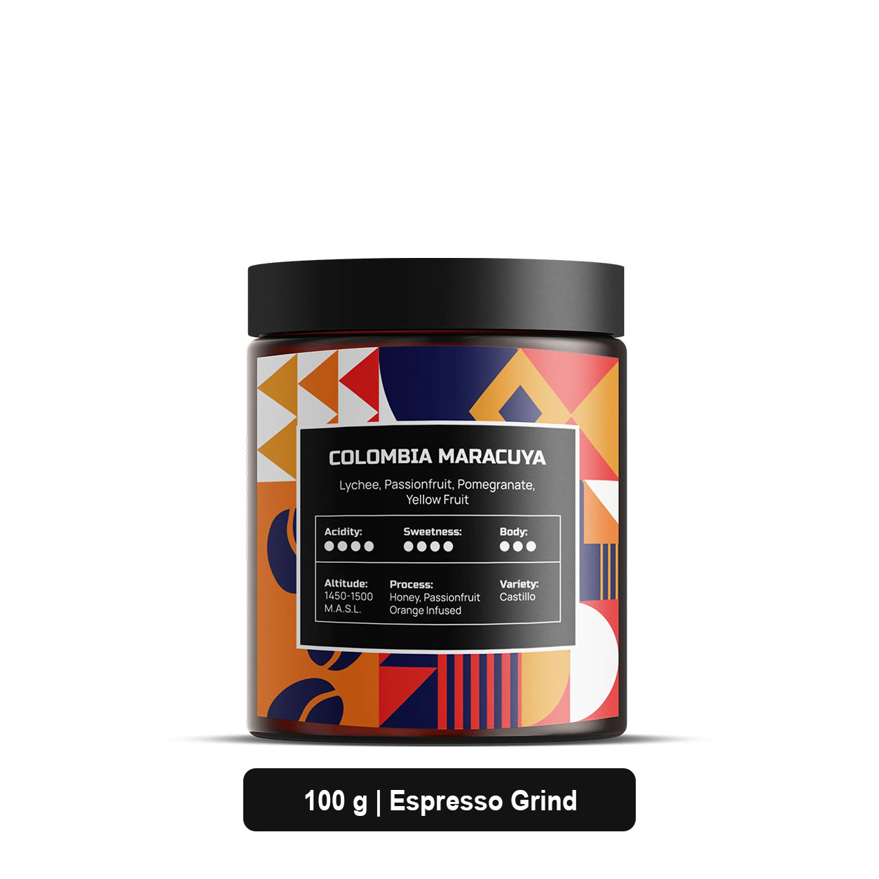 Flava-Coffee-Colombia-Maracuya-100-g--Espresso-Grind