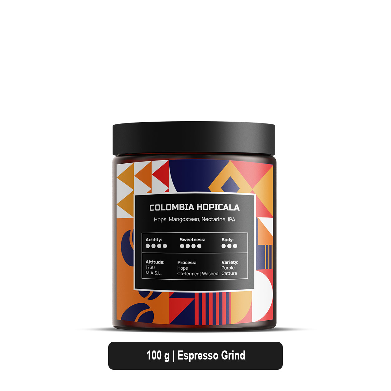 Flava-Coffee-Colombia-Hopicala-–-Hops-Co-Ferment-Washed-100-g--Espresso-Grind