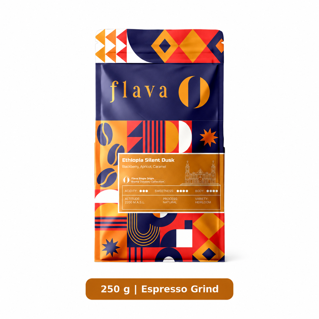 Flava_Ethiopia_Silent_Dusk_250g Espresso Grind