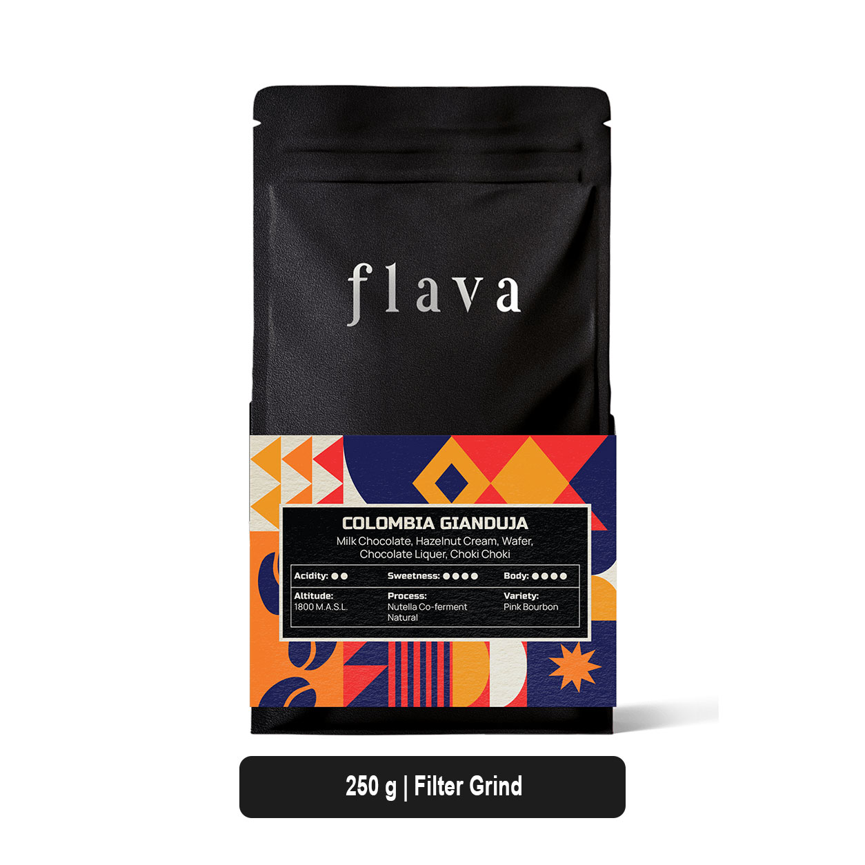 Flava-Coffee-Colombia-Gianduja-–-Nutella-Co-Ferment-Natural--250-g--Filter-Grind